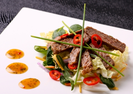Thai Beef Saladの写真素材
