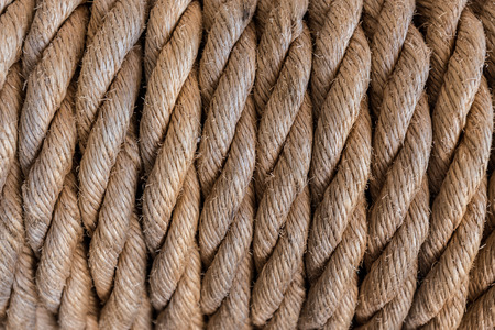 Spool of Rope wound tightly background imageの写真素材