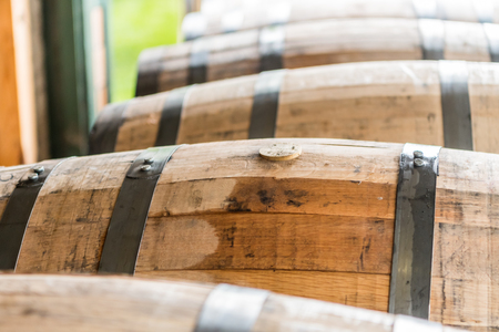 Wet Bung on Newly Filled Barrels in a Row