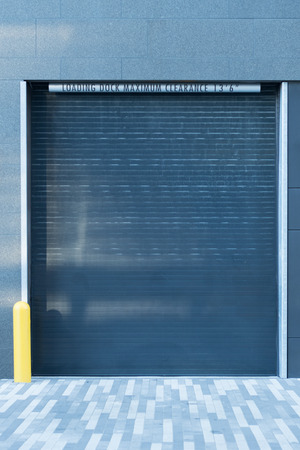 Loading Dock Garage Door on modern buildingの写真素材