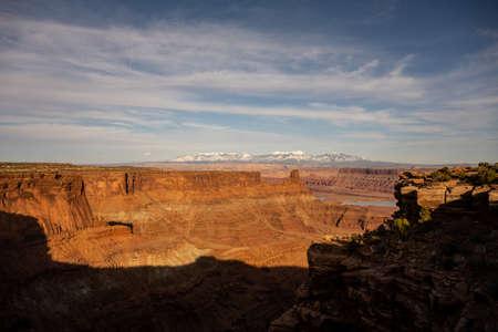 Dead Horse Point State Park View Over Shafer Basin in Utah