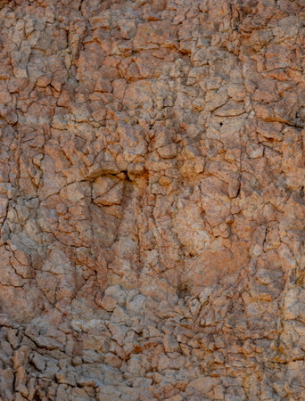 Cracked Texture of A Hoodoo Close Up Background Image
