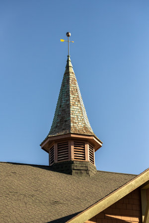 Steeple On The Mule Barn In Grand Canyon National Parkの写真素材