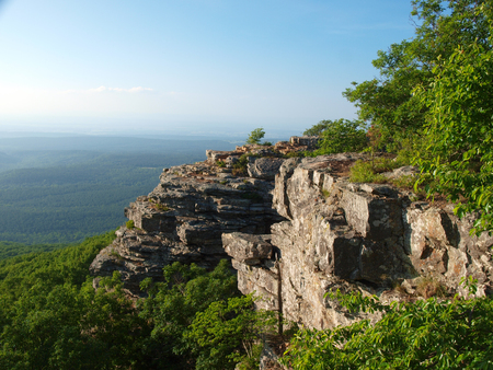 Mount Magazine Arkansas Cliffの写真素材