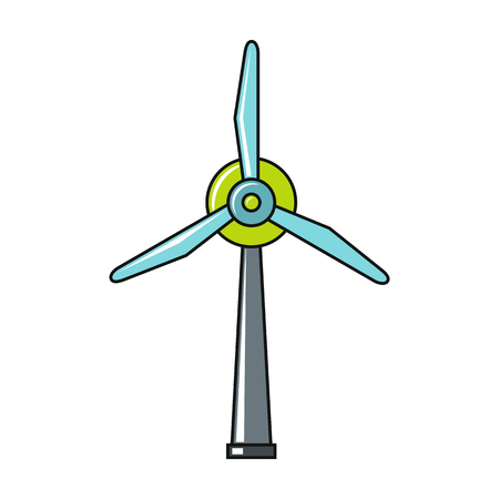Vector windmil icon. Flat windmil icon. Flat design vector illustration for web banner, web and mobile, infographics.のイラスト素材