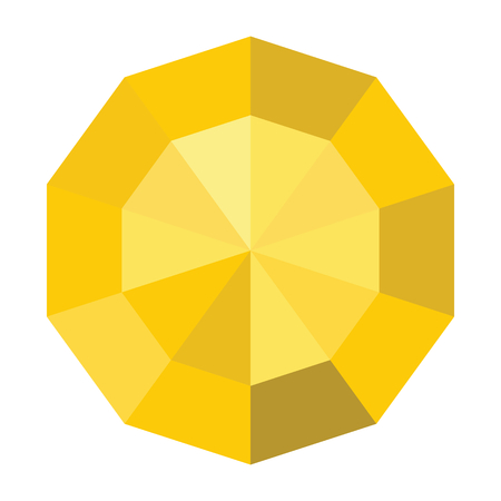 Cartoon realistic gems jewels diamond brilliant vector. Gemstone and crystal, precious glass elements illustrationのイラスト素材