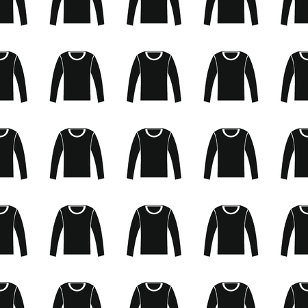Clothes seamless pattern vector illustration background. Black silhouette clothes stylish texture. Repeating clothes seamless pattern background for fashion design and webのイラスト素材