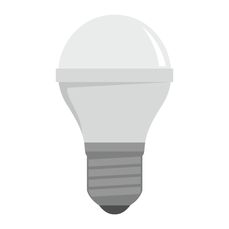 Halogen light bulb flat icons set vector illustration for design and web isolated on white background. Halogen light bulb vector object for labels, logos and advertisingのイラスト素材