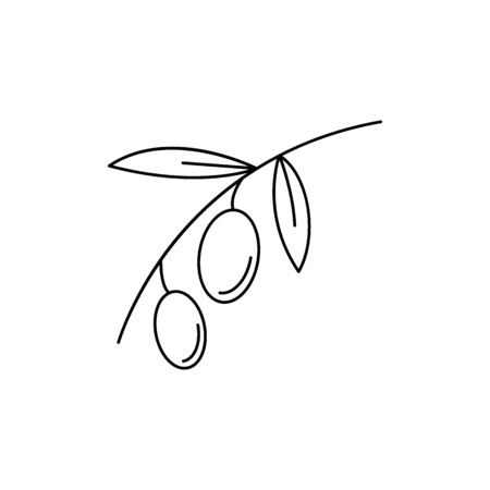 Olive icon vector illustrationのイラスト素材