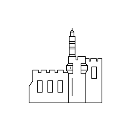 Tower icon vector illustrationのイラスト素材
