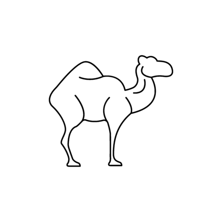 Camel icon vector illustrationのイラスト素材