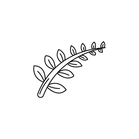 Kiwiana icon. Outline kiwiana vector icon for web design isolated on white backgroundのイラスト素材