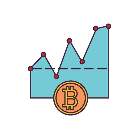 Crypto trade icon. Cartoon illustration of Crypto trade vector icon for web and advertisingのイラスト素材
