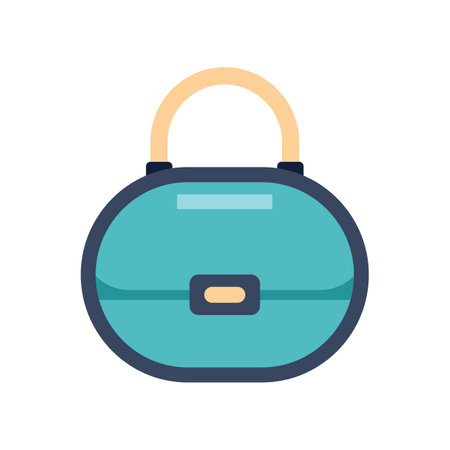 Stylish and contemporary womens handbag with a minimalist designのイラスト素材