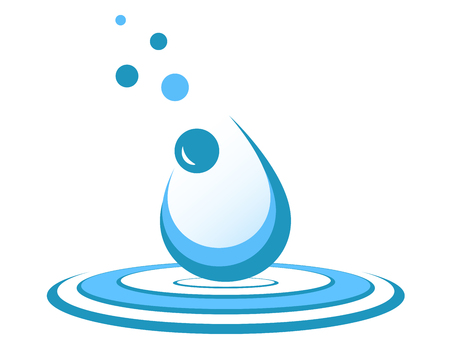Water drop symbol.のイラスト素材