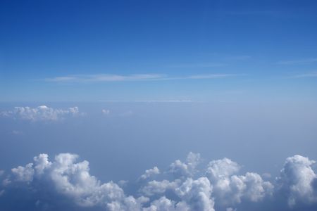 Sky and cloudsの写真素材
