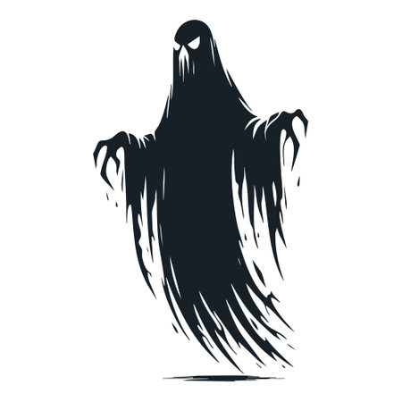 Black silhouette of a flying eagle on a white background. Vector illustrationのイラスト素材