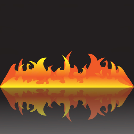 fire logoのイラスト素材