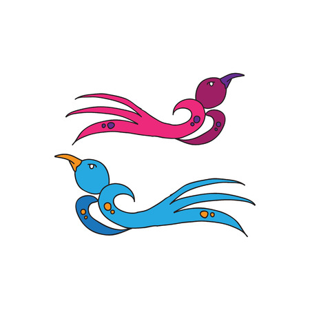 swan logoのイラスト素材