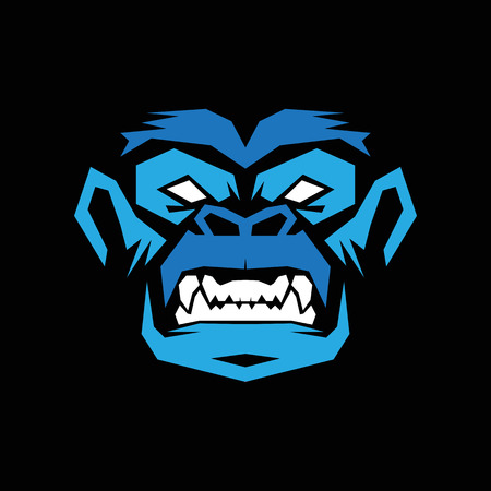 Gorilla t shirt icon.のイラスト素材