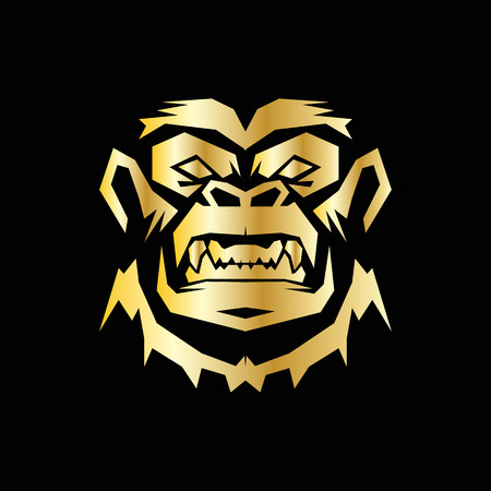 Gorilla logoのイラスト素材