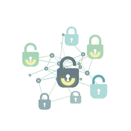 Padlock icon. Security and protection of personal data. Vector illustrationのイラスト素材
