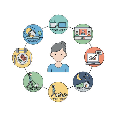 Set of flat line icons of telemedicine and health care.のイラスト素材