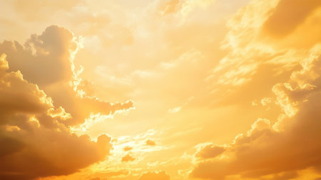 Sunset sky with cloud - vintage filter and sunflare effectの素材