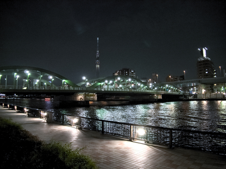 TOKYO, JAPAN-2015  10  27: Tokyo Sky Tree in Tokyo, Japan, 2013. The tallest tower in the world and the tallest structure in Japan, opened on 22 May 2012のeditorial素材