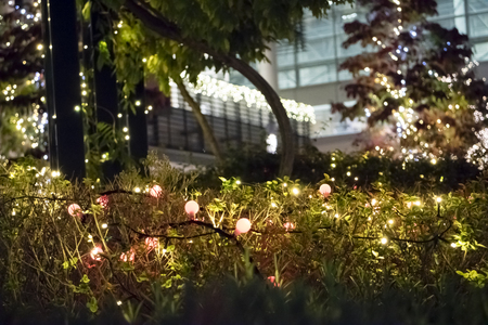 Christmas, background illustration Japanの写真素材