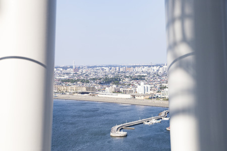 Fujisawa, Kanagawa, Japan - Nov. 6, 2016: Enoshima landscape.のeditorial素材