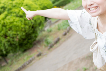 Young Japanese women ? Body partsの写真素材