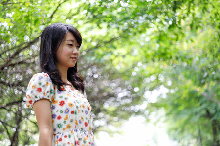 Young Japanese womenの写真素材