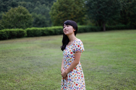 Young Japanese womenの写真素材
