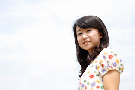 Young Japanese womenの写真素材
