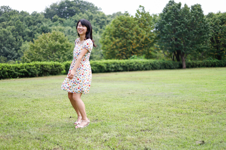young japanese womanの写真素材