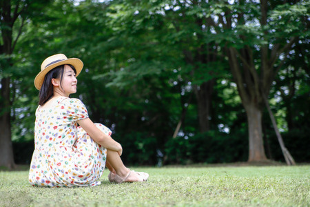 person female Japaneseの写真素材