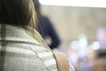 Bright and cute Japanese womenの写真素材