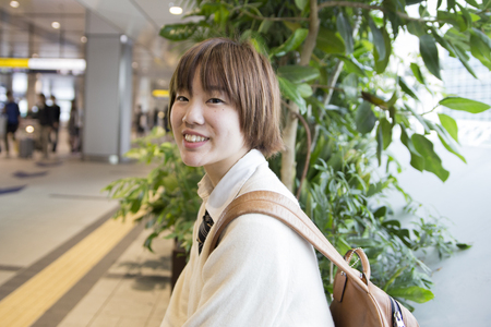 young japanese womanの写真素材