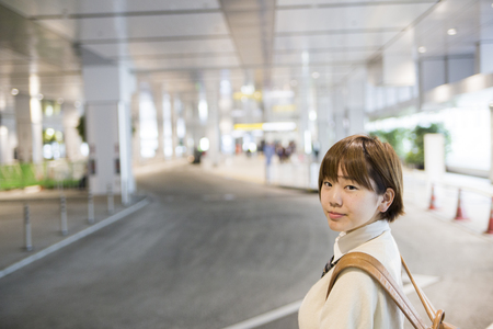 young japanese womanの写真素材