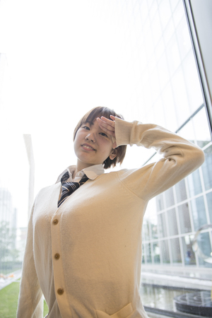 young japanese womanの写真素材