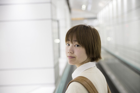 young japanese womanの写真素材