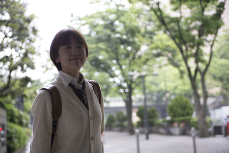 young japanese womanの写真素材