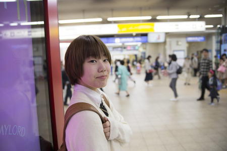 young japanese womanの写真素材