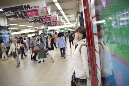 young japanese womanの写真素材