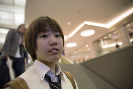 young japanese womanの写真素材