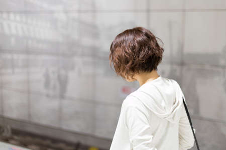 cute Japanese young woman.
