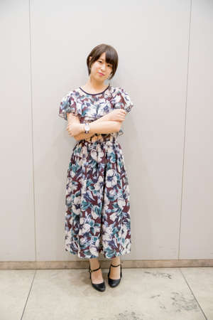 woman with a cute smileの写真素材