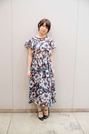 woman with a cute smileの写真素材