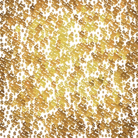 Vector background. Sign of the dollar. Patternのイラスト素材